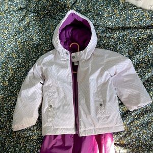 Columbia kids Buga ski jacket and bib set